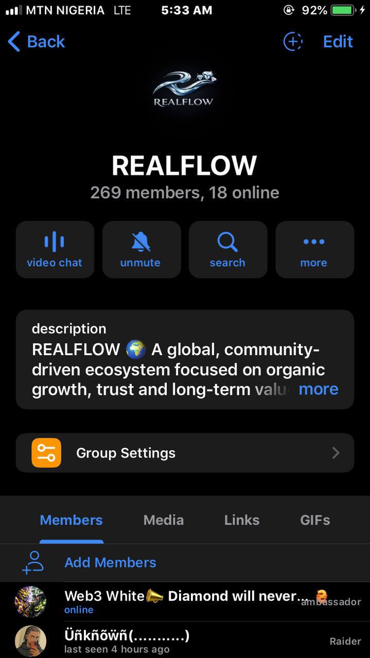 Proof of work — REALFLOW (Ambassador)